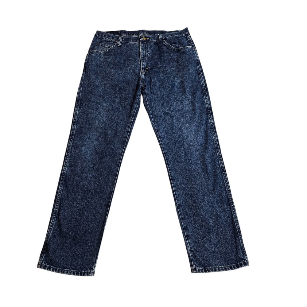 Wrangler Jeans Regular Fit Authentic Denim Blue Jeans‎ 38x32
